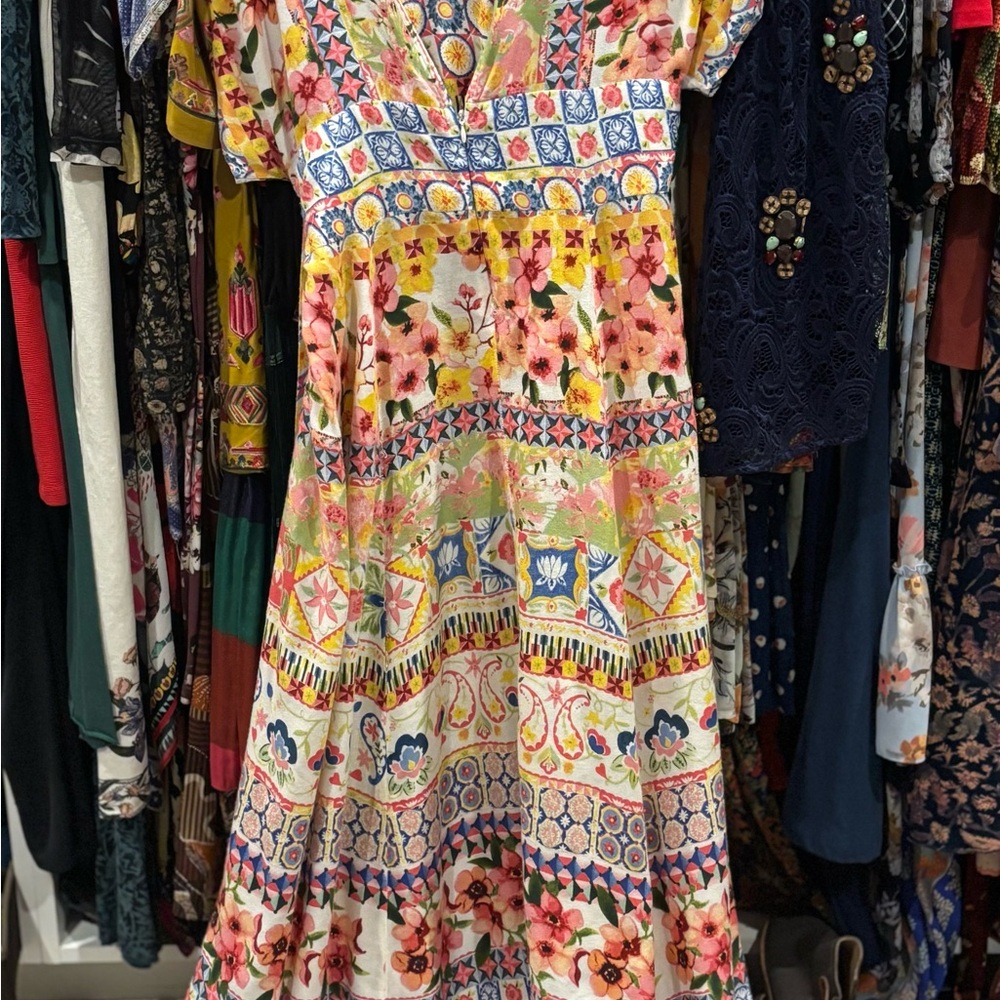 Desigual Multicolor Floral Maxi Dress